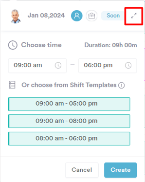 How to Create a Shift in the Scheduler_2